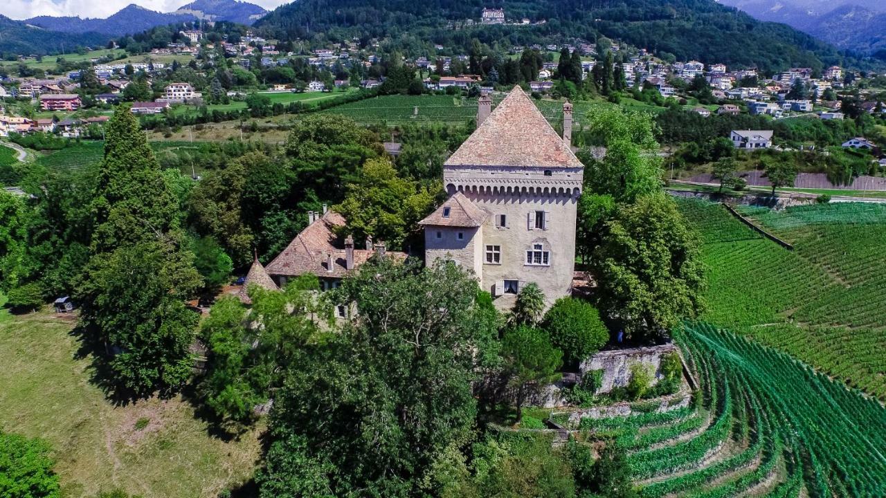 Montreux Castle | Charming Lake View Studio Exterior foto