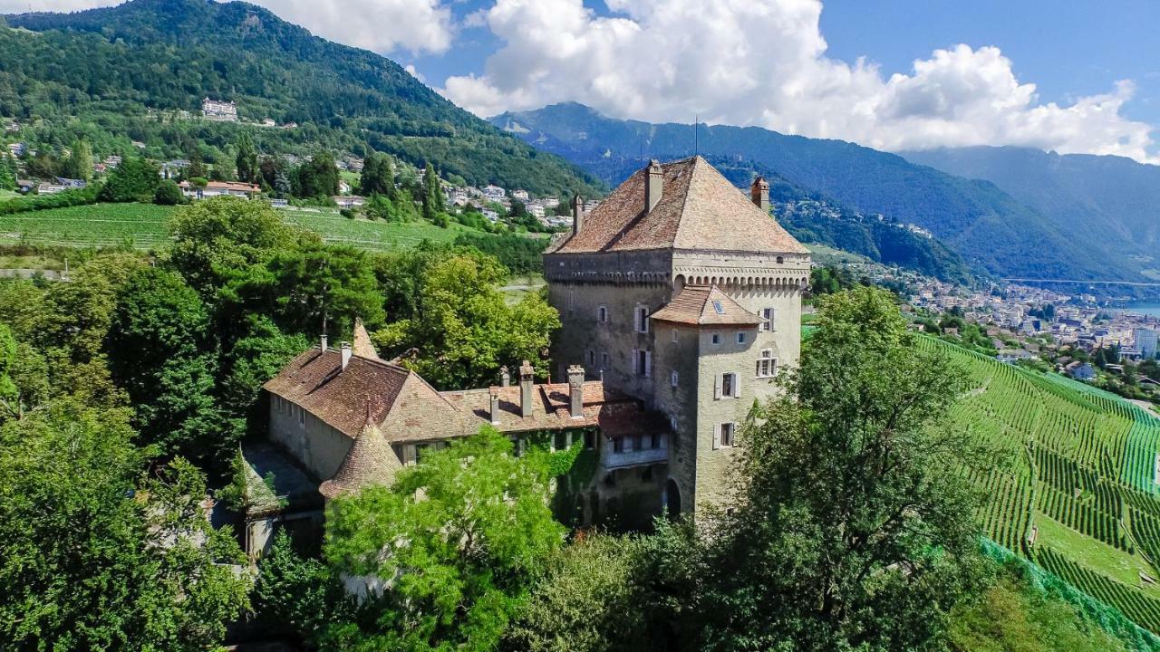 Montreux Castle | Charming Lake View Studio Exterior foto